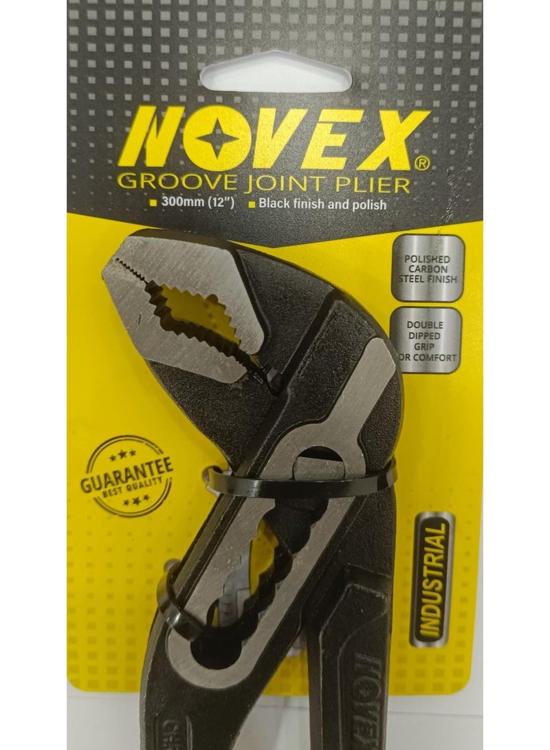 NOVEX NHT-GJP-12 Groove Joint Plier 12" – NOVEX  Premium Industrial-Grade Groove Joint Pliers – 300mm / 12” - Image 2